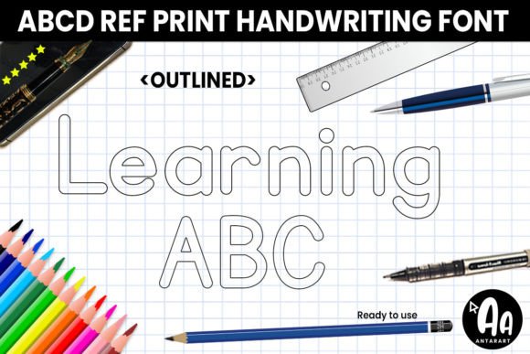 Abcd Ref Outlined: A Modern Typeface for Educational Design