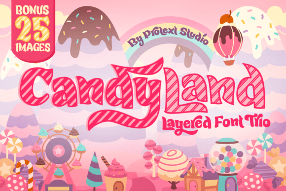 Candy Land: A Whimsical Font for Playful and Professional Designs