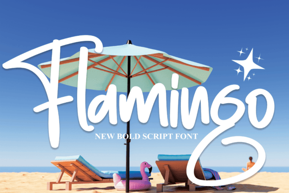 Discover the Bold and Expressive Flamingo Typeface