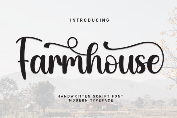 Discover the Elegant Charm of the Farmhouse Script Font