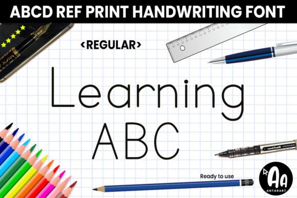 Discovering the ABCD Ref Regular Typeface